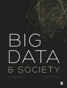 Cover of the Big Data and Society  Journal