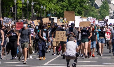 George Floyd protest in Washington D.C.